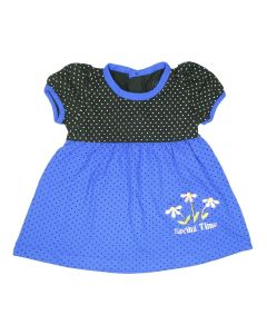 Vestido de Niña 3 Piezas Bebu Negro/Azul
