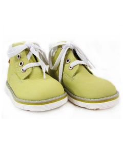 Zapatos Casuales Pocholin Nobuck Botín Niña Verde