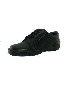 Zapatos Escolares Pocholin Napa Niño Trenzas Negro
