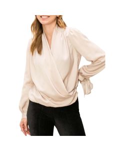 Blusa Aishop Manga Larga Talla S