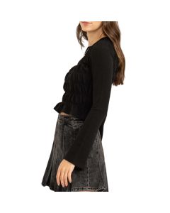 Blusa Aishop Manga Larga