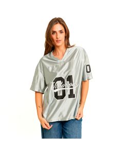 T-Shirt Oversize Tally Weijl Estampada