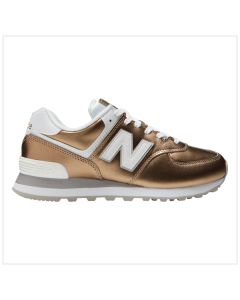 Zapato de Mujer New Balance 574 Dorado / Blanco