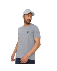 Camiseta Wilson Deslavada Caballero Gris